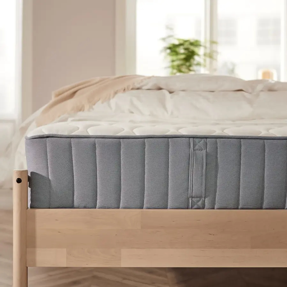 Матрас - VÅGSTRANDA /VАGSTRANDA IKEA/ ВОГСТРАНДА  ИКЕА,  200х160 см, белый/серый
