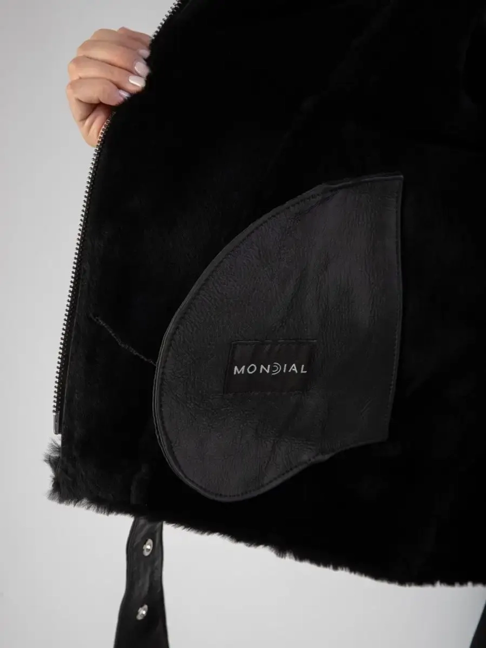 Дубленка авиатор натуральная короткая Турция