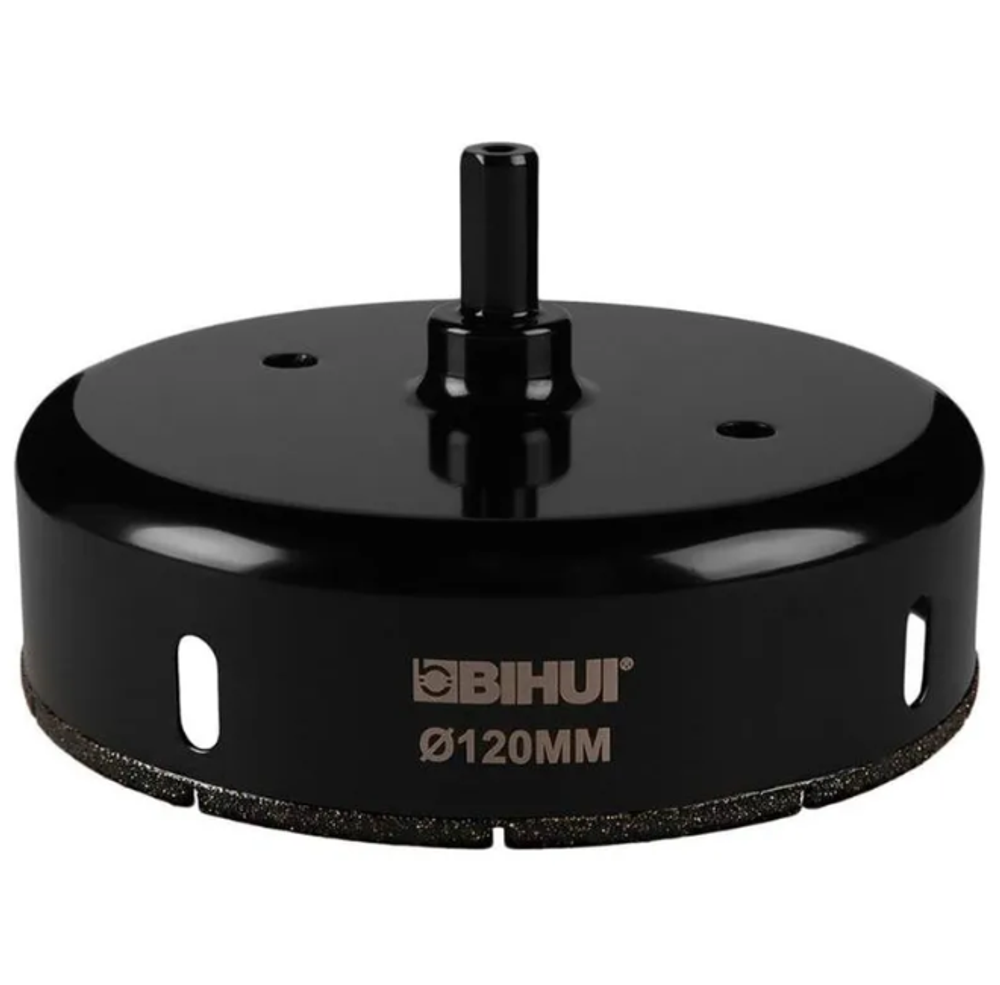 Алмазная коронка по стеклу и керамике 120мм, BIHUI DBW120