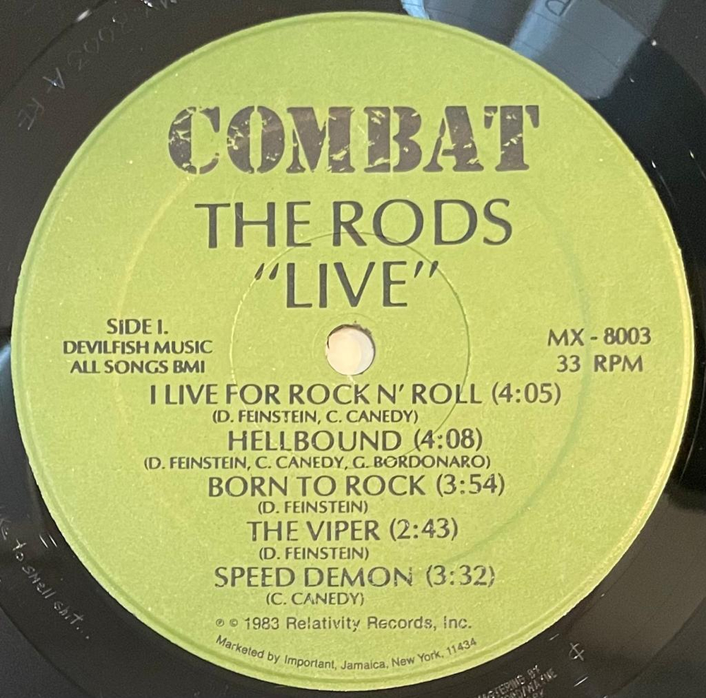 The Rods - Live (США 1983г.)
