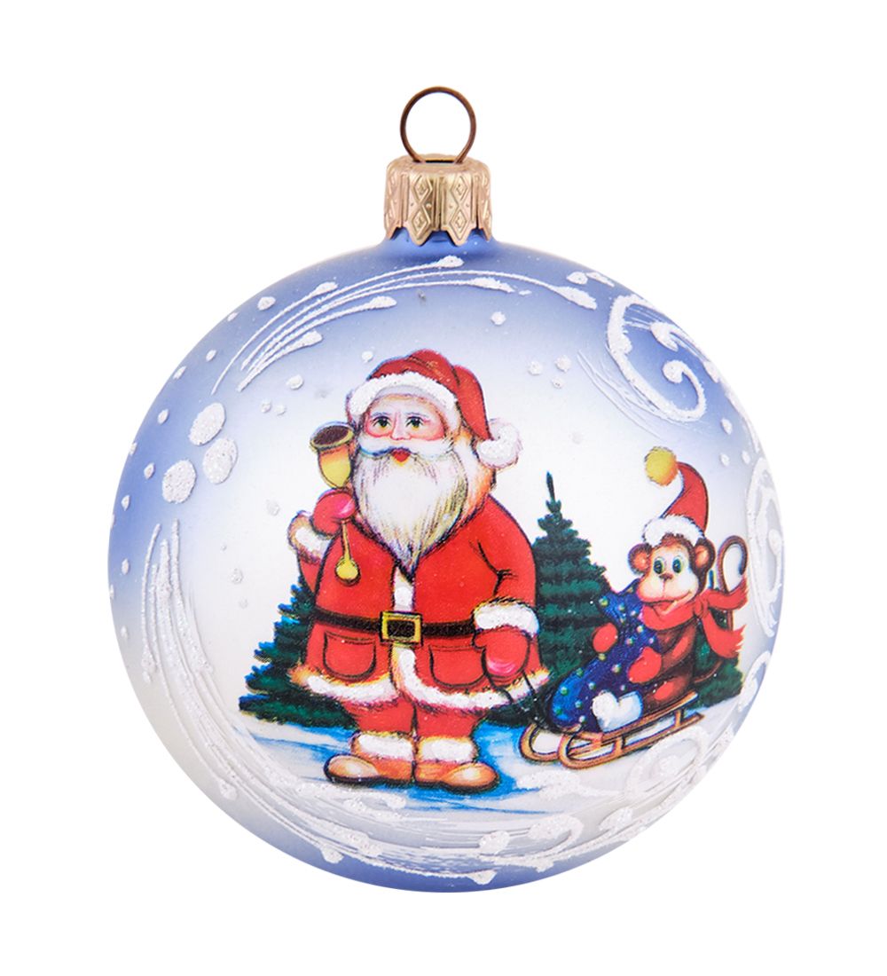 Элита НФШ-1716 Ел.украшение Шар «Обезьянка» 85 мм