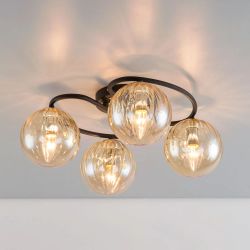 Citilux Эрни CL122145 Люстра потолочная Чёрная