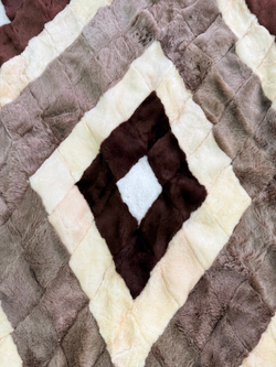Покрывало меховое ковер из шкуры овчины