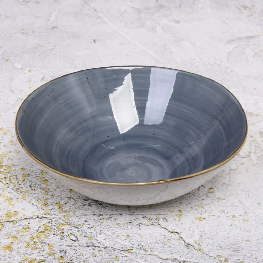 Салатник керамический «Corsica blue» 22*7см