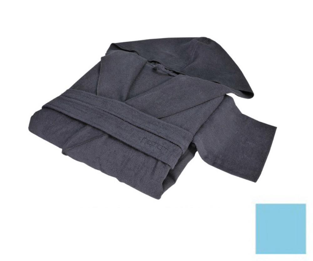 Элитный халат хлопковый Meyzer бирюзовый от Hamam Турция