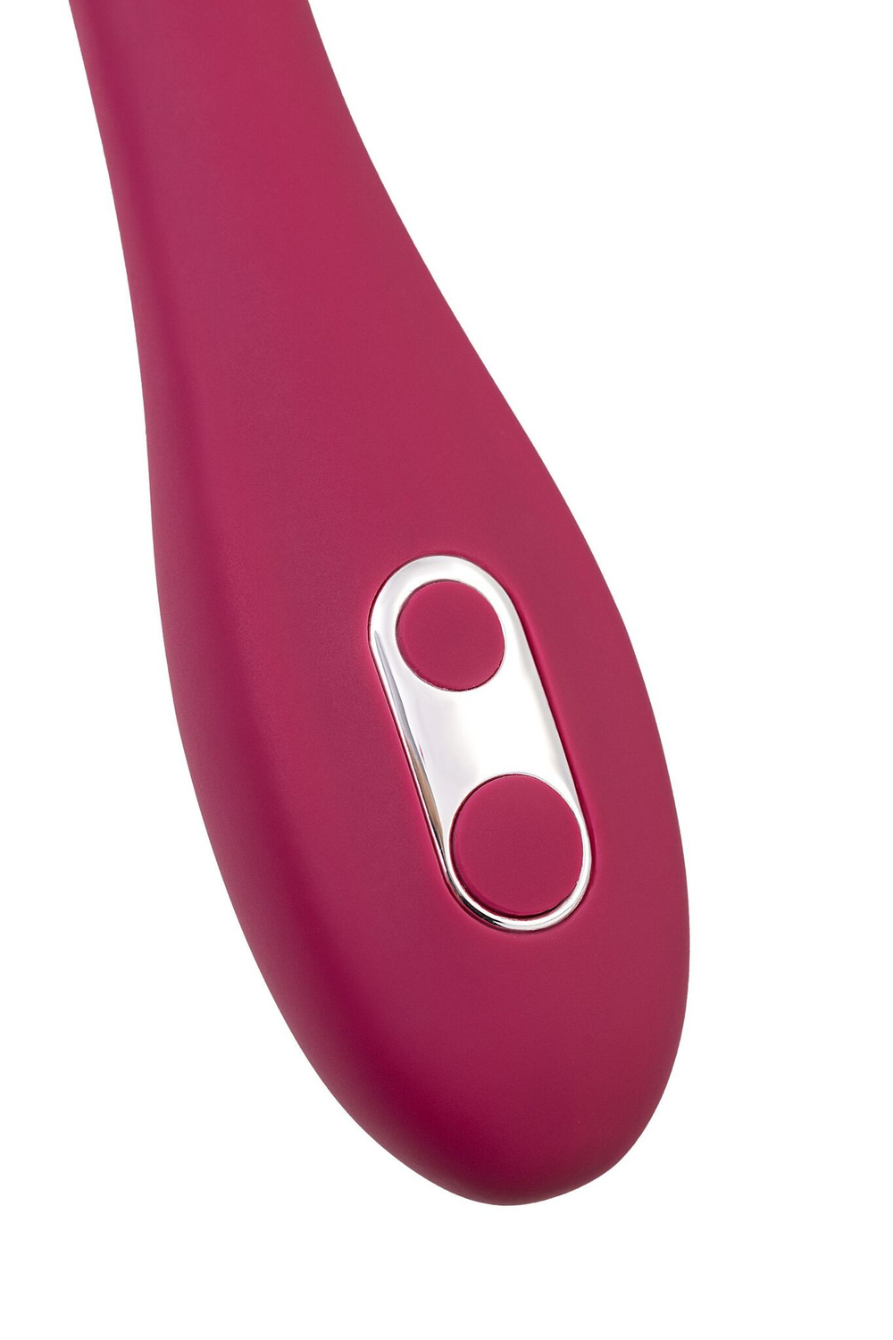 Бордовый многофункциональный вибратор Caberna (Цвет: бордовый)
