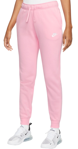 Женские Штаны теннисные Nike Sportswear Club Fleece Pant - med soft pink/white