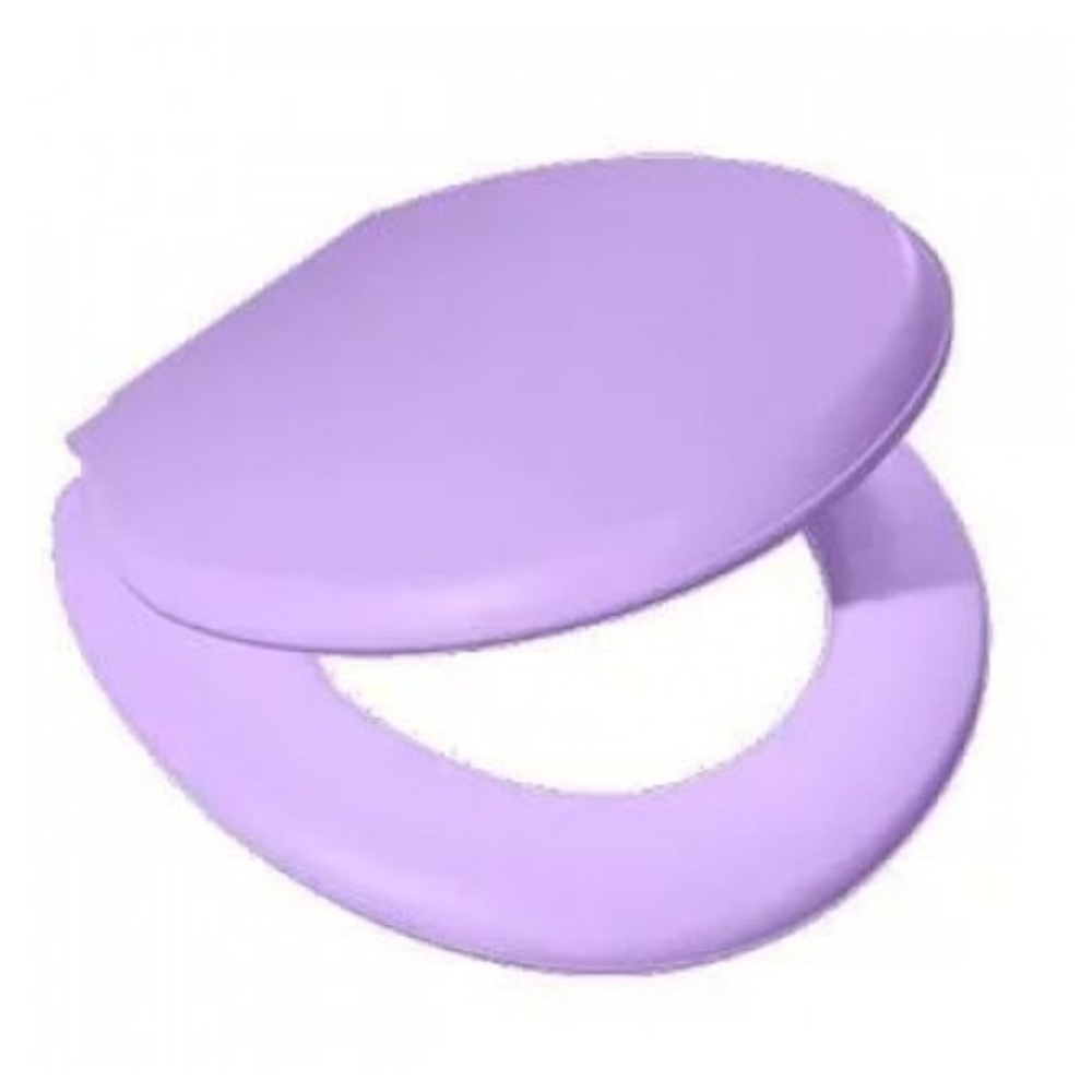 Мягкая крышка-сиденье для унитаза "VANNA LUX" цвет сиреневый