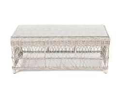 "Гранд Латте" стол журнальный из искусственного ротанга, цвет бежевый