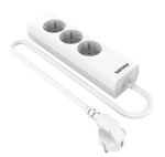 Philips cетевой удлинитель 3 розетки, защита от детей, 2м