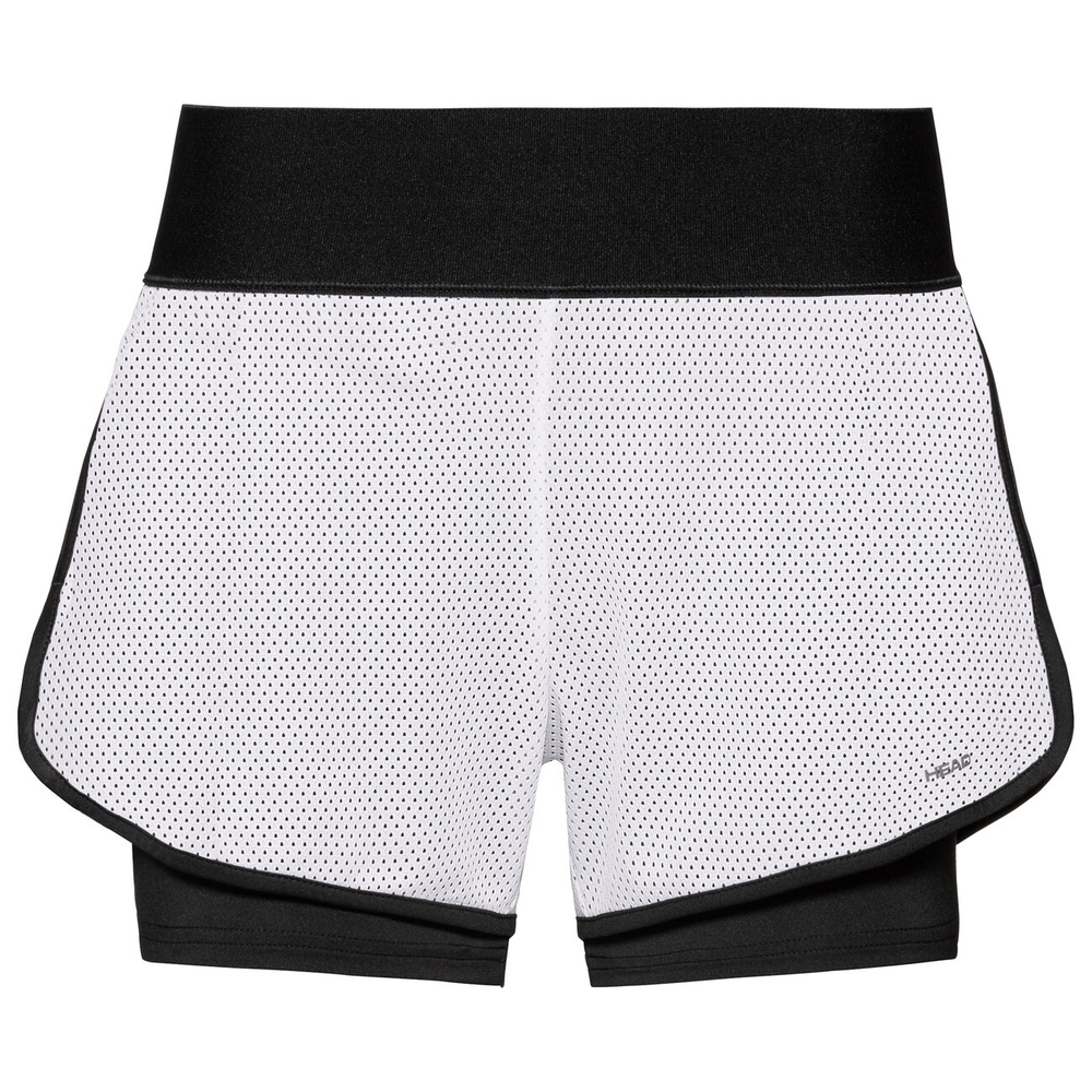 Женские теннисные шорты Head Stance Shorts W - white/black