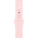 Умные часы Apple Watch Series 9 GPS, 45mm, Aluminium Case with Sport Band S/M, Pink (Розовый)