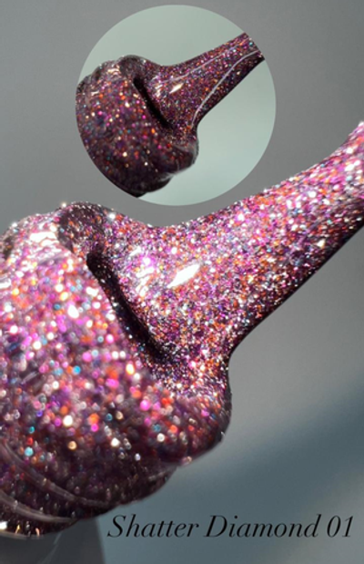 Гель-лак FOR YOU Shatter Diamond № 01