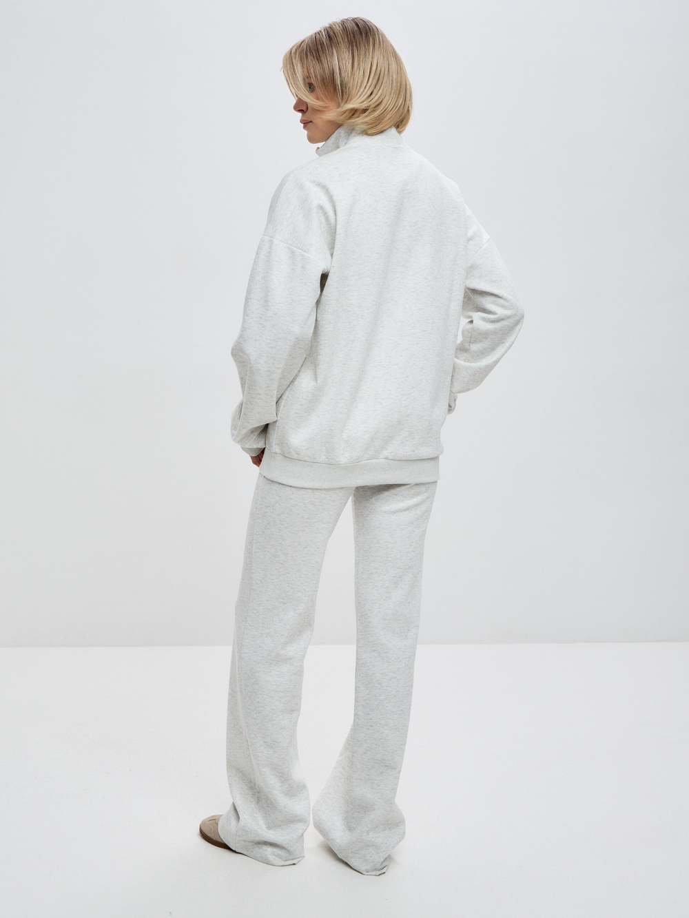 Брюки Sean в цвете светло-серый меланж