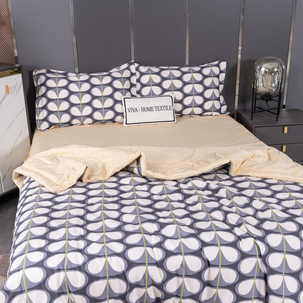 Комплект постельного белья Сатин с Одеялом 100% хлопок OB095