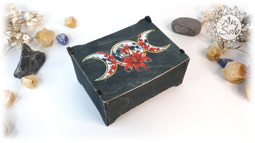 Шкатулка "Лунная лилия"