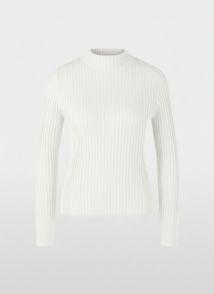 Marc Cain Джемпер в рубчик с добавлением шерсти и кашемира