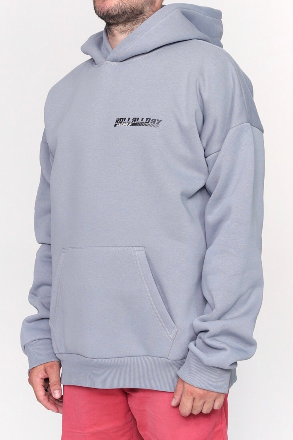 Худи RollAllDay Racing Gray