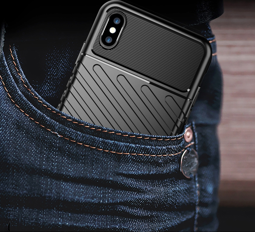 Чехол для iPhone XS Max цвет Black (черный), серия Onyx от Caseport