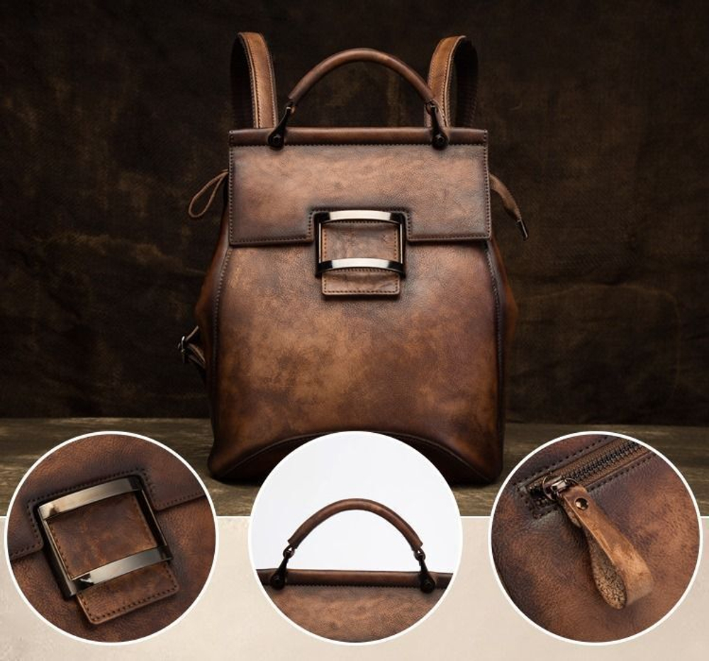 Женский рюкзак натуральная кожа КожаноFF