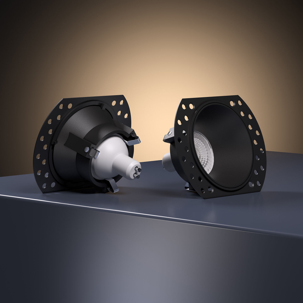 Встраиваемый светильник Elektrostandard Renzo 25020/01 черный