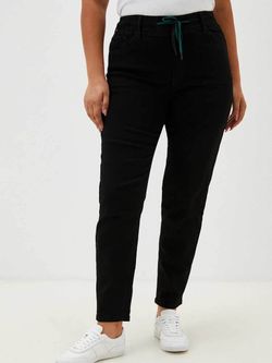 Джинсы на резинке больших размеров