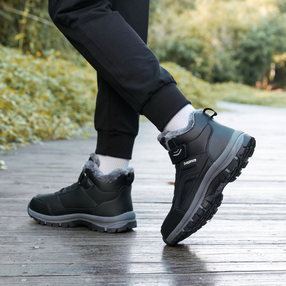 CHENGSHILUOTUO Elderly Insulated Shoes Unisex