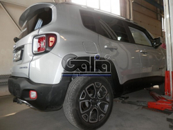 Фаркоп оцинкованный Galia J011A для Jeep Renegade 2014-, FIAT 500X 2014-(паспорт и сертификат в комплекте)(без электрики)