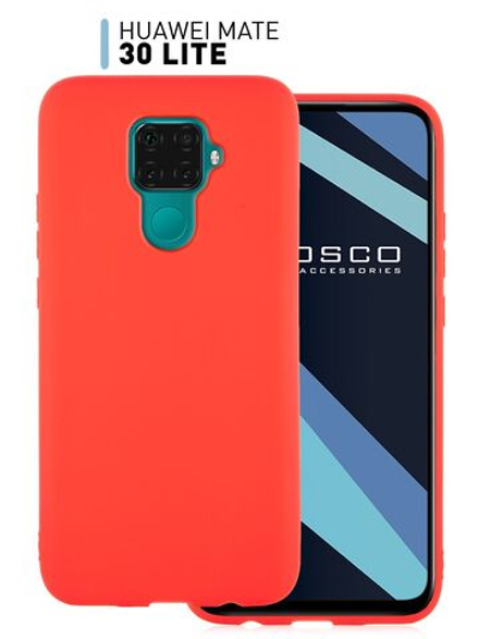 Чехол ROSCO для Huawei Mate 30 Lite оптом (арт. HW-M30L-COLOURFUL-RED)