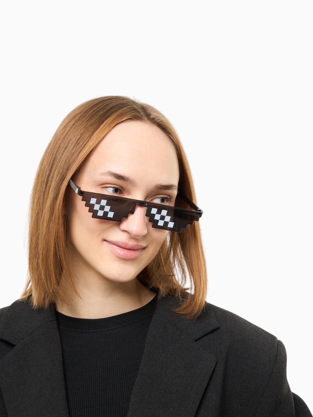 Очки солнцезащитные пиксельные OneSun UV 375,дужка 14,8см,ширина 15,1см,линза 6,2*3см 0823