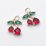 Подвеска Вишня, цвет золото, размер 13*11 мм, цена за 1 шт