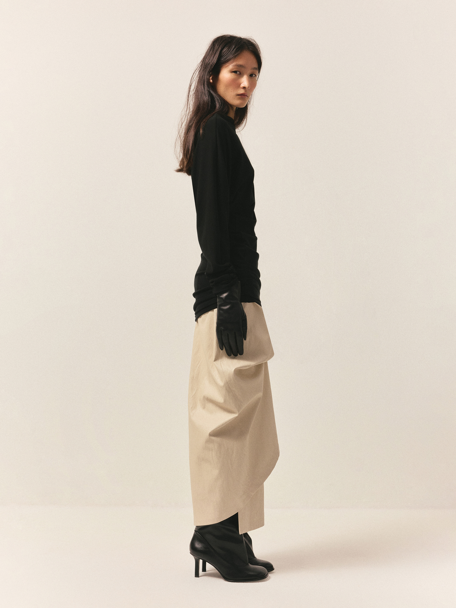 Платье с драпировками