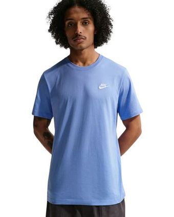 Мужская теннисная футболка Nike Sportswear Club - royal pulse/white