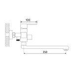 Смеситель для ванны Oute T402Y T40223Y