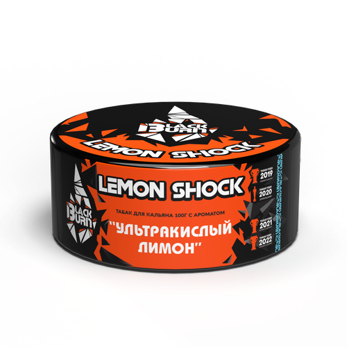М. Табак для кальяна BlackBurn Lemon Shock (Кислый лимон), 100 гр.