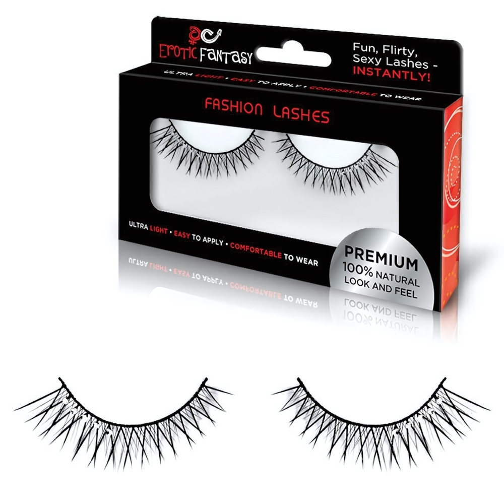 Густые накладные ресницы с кристаллами Magnetic Flash (Цвет: черный)