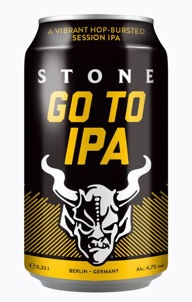 Пиво Stone GoTo IPA 0.33 л. - ж/б(6 шт.)