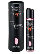 Массажное масло с ароматом сладкой ваты Huile de Massage Gourmande Barbe a Papa - 59 мл.