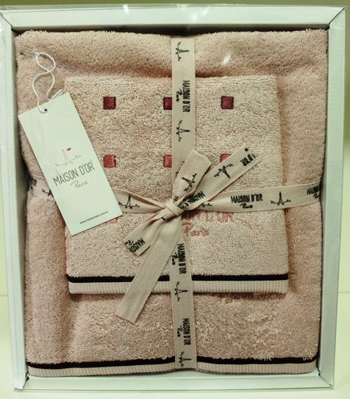Набор полотенец  CANDY КЕНДИ 3пр 30х50 50х100 и 70х140 Maison Dor Турция