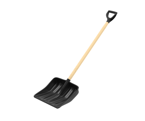 Лопата снеговая Волна АльтПласт (420х400мм) с/ч и V-ручкой