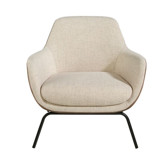 Кресло 5099/A226 с обивкой из ткани и экокожи Испания 