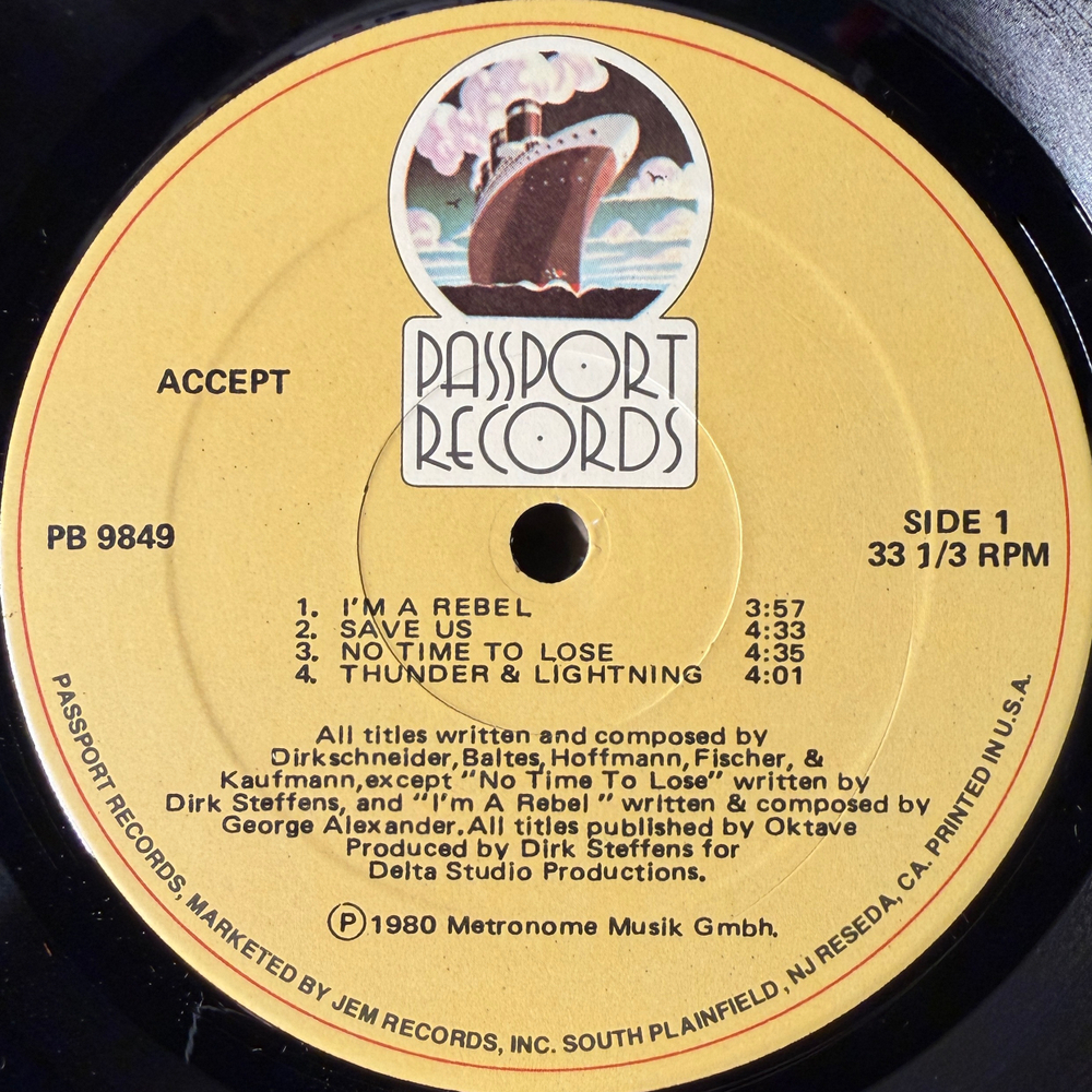 Accept - Accept (США 1980г.)