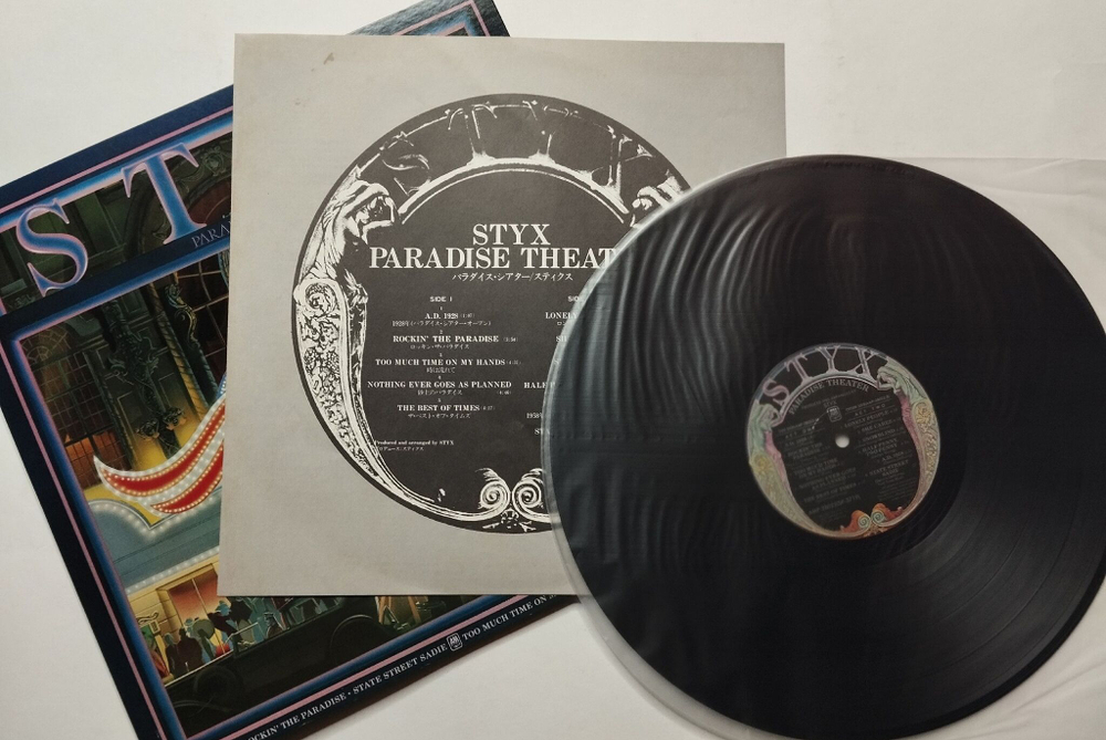 Винтажная виниловая пластинка LP Styx Paradise Theatre (Japan 1981) (No Obi)
