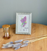 Фоторамка 10х15 см, серебро, орнамент, арт. 1015.140445