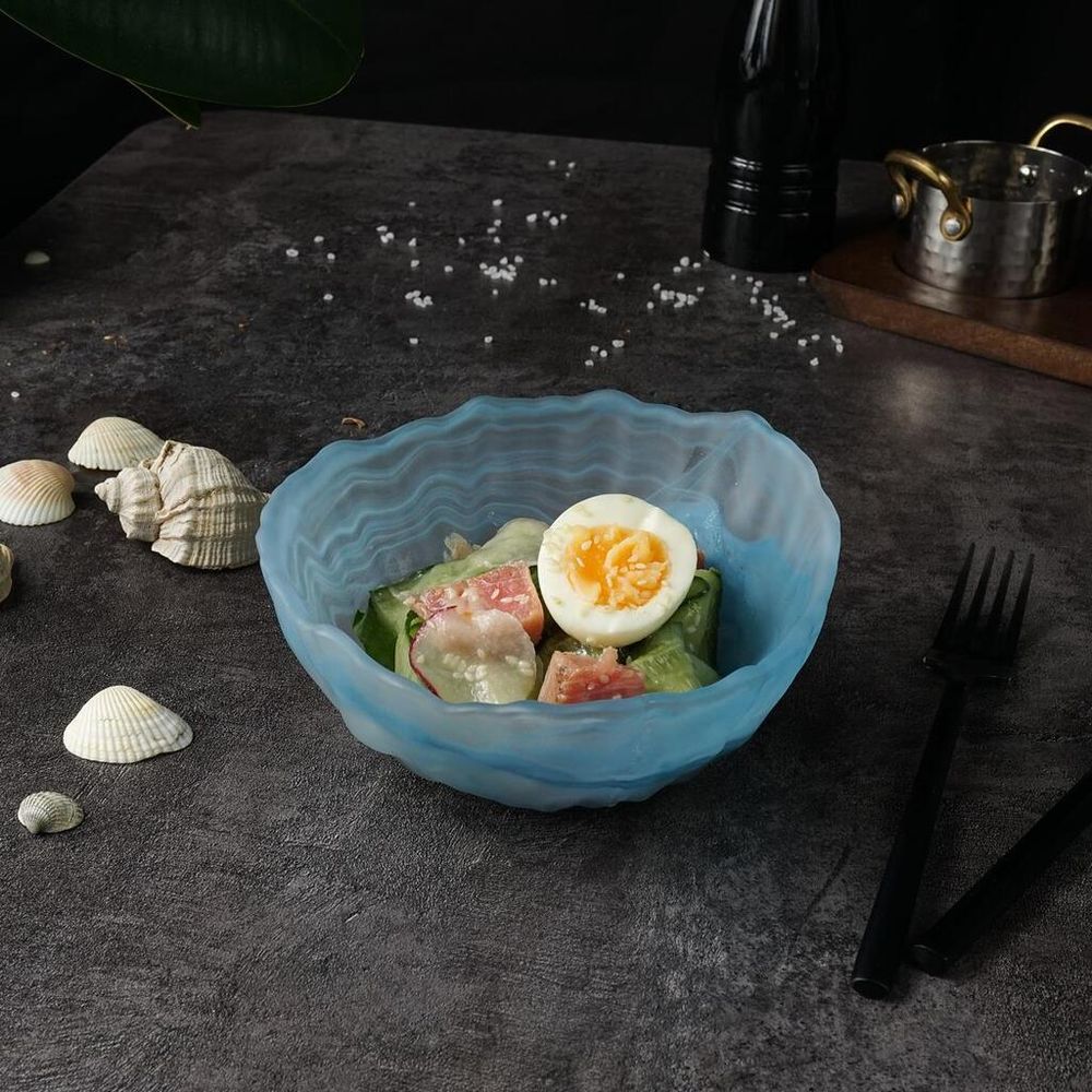 Салатник 500 мл d 15 см h7 см   матовое стекло P.L. Proff Cuisine [6]