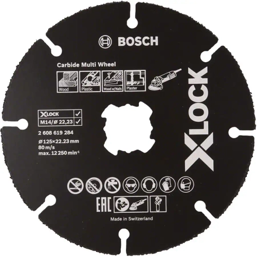 Отрезной диск X-LOCK по дереву для УШМ BOSCH 2608619284