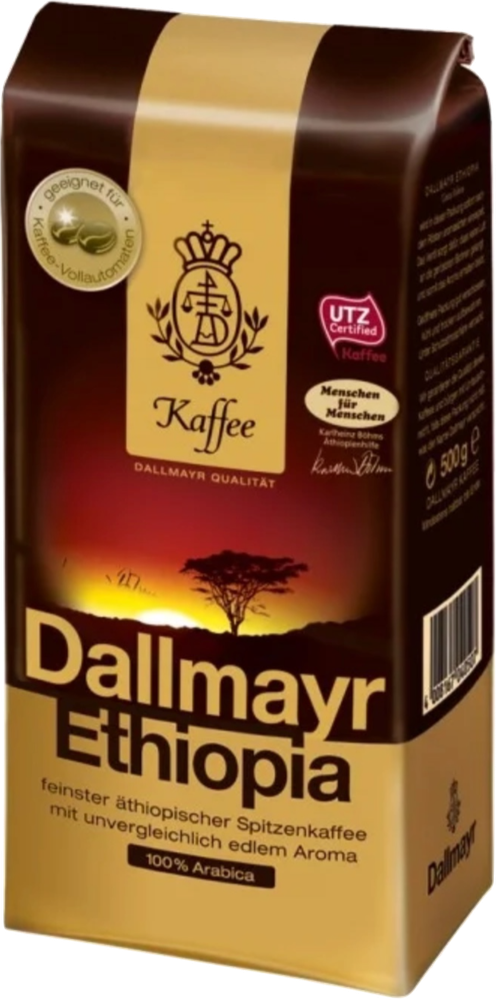 Кофе в зернах Dallmayr Ethiopia 500 г, 2 шт