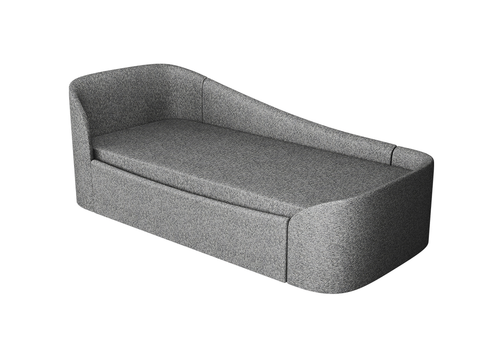 Чехол на матрас для дивана-кровати KIDI soft 90*200 см (серый, рогожка)