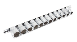 Набор головок 12пр. 1/2''12гр.(10-19,22,24мм), на планке Forsage F-4121-9
