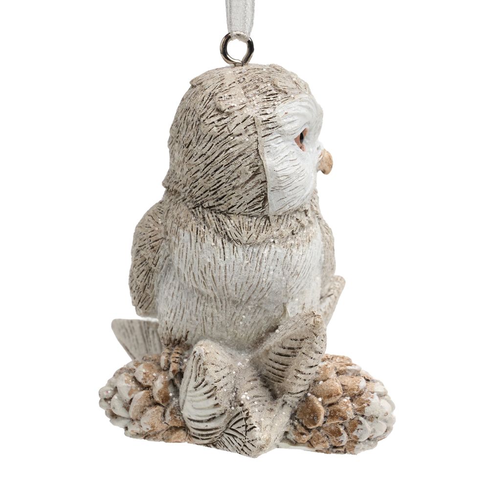 ЕЛОЧНОЕ УКРАШЕНИЕ "СОВУШКА" 5,5Х4,5Х6,5 СМ